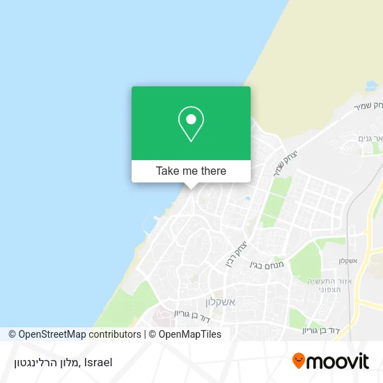 Карта מלון הרלינגטון