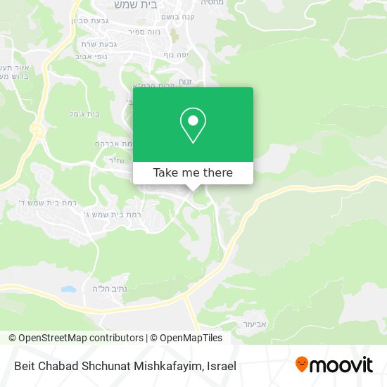 Beit Chabad Shchunat Mishkafayim map