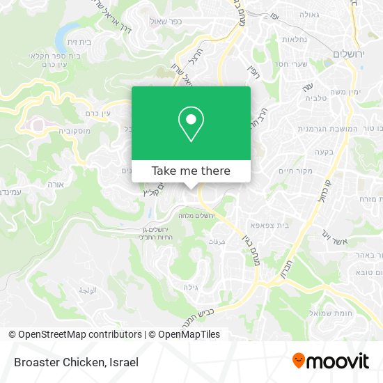 Broaster Chicken map