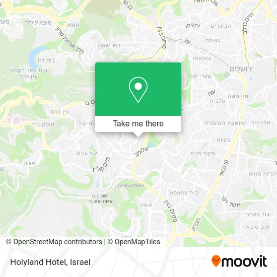 Карта Holyland Hotel