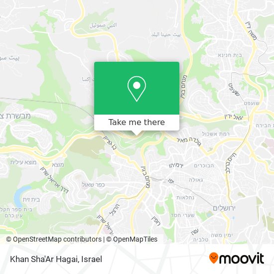 Khan Sha'Ar Hagai map