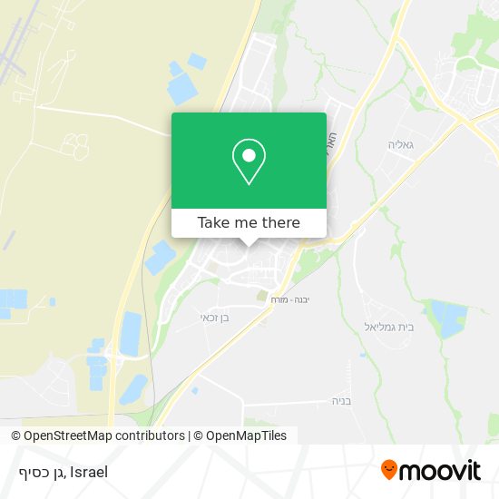גן כסיף map