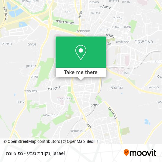 נקודת טבע - נס ציונה map