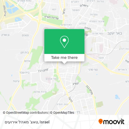 טאצ' מאהל אירועים map