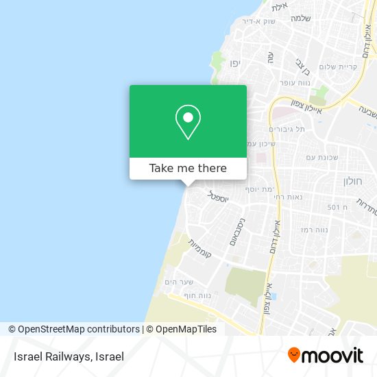 Israel Railways map