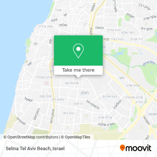 Карта Selina Tel Aviv Beach