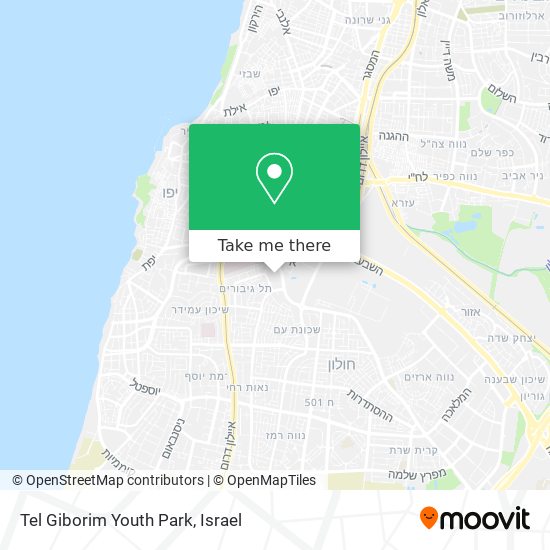Карта Tel Giborim Youth Park
