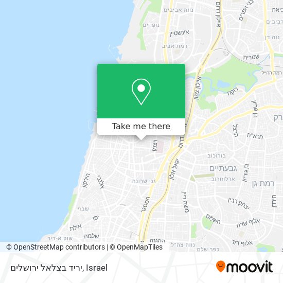 יריד בצלאל ירושלים map