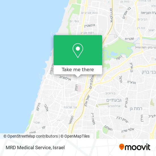 MRD Medical Service map