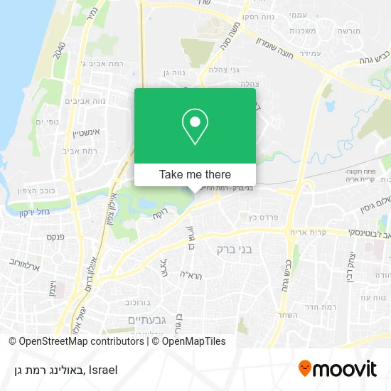 Карта באולינג רמת גן