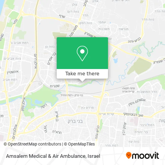 Карта Amsalem Medical & Air Ambulance