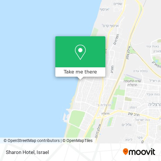Sharon Hotel map