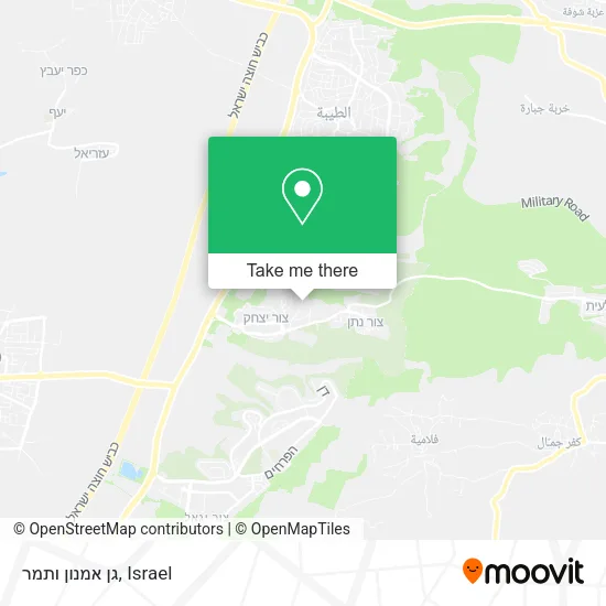 Карта גן אמנון ותמר