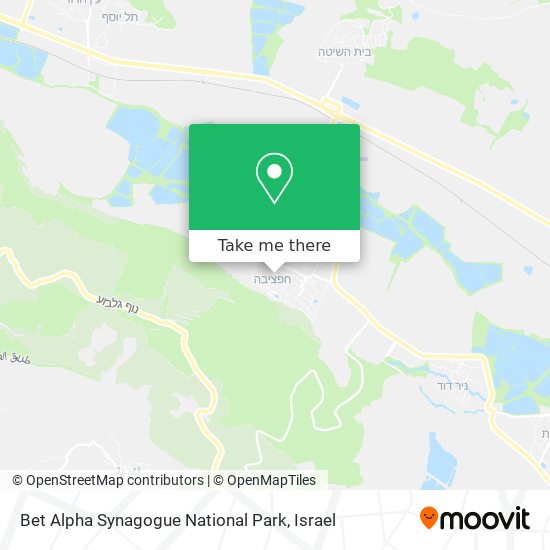 Карта Bet Alpha Synagogue National Park