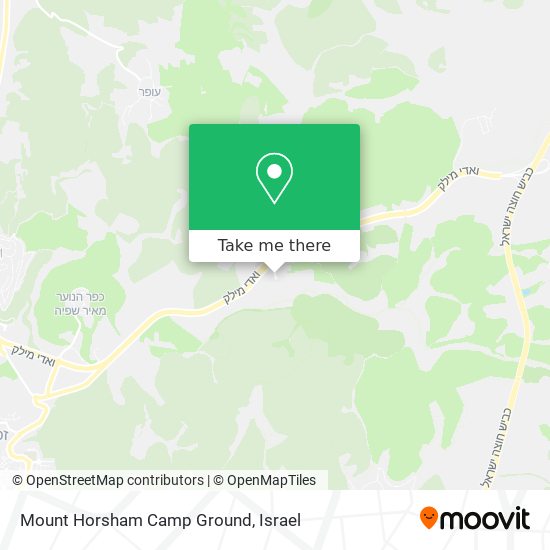 Mount Horsham Camp Ground map