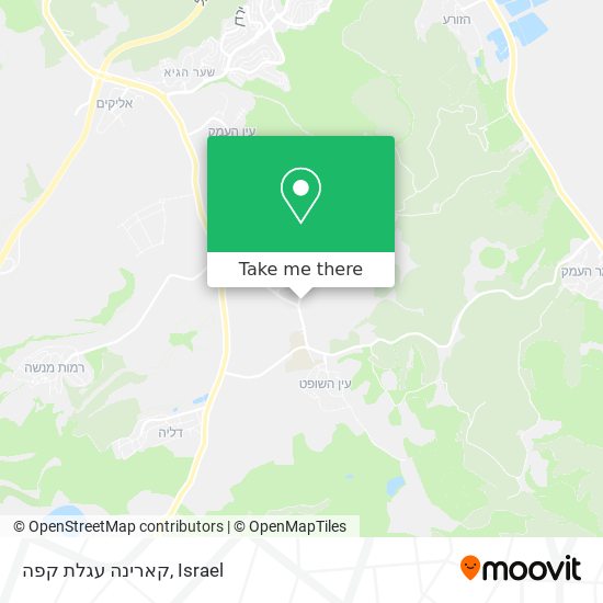 קארינה עגלת קפה map