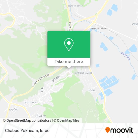 Chabad Yokneam map