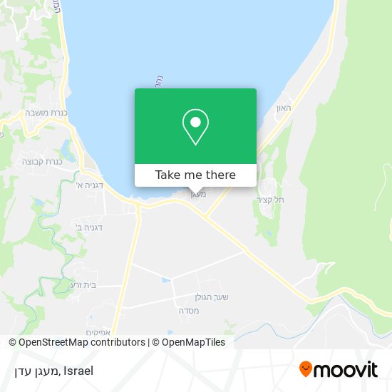 מעגן עדן map