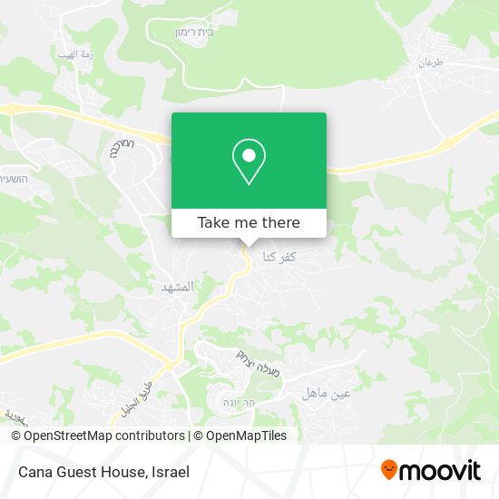 Cana Guest House map