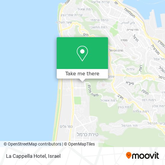 La Cappella Hotel map