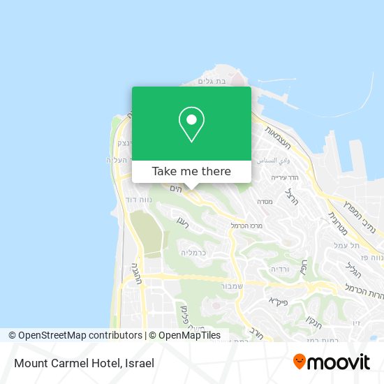 Карта Mount Carmel Hotel