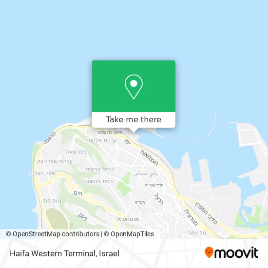 Карта Haifa Western Terminal