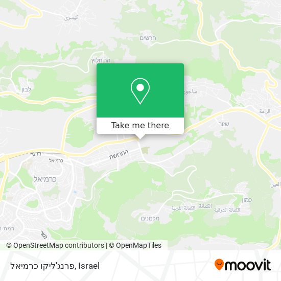 פרנג'ליקו כרמיאל map