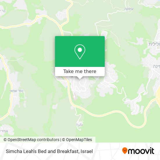 Simcha Leah's Bed and Breakfast map