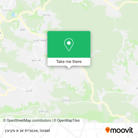 אכסניית אנ א פקיעין map
