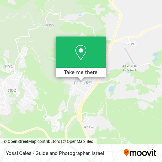 Yossi Celes - Guide and Photographer map