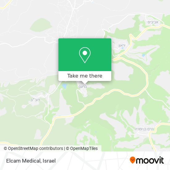 Elcam Medical map