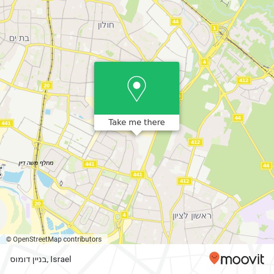 בניין דומוס map