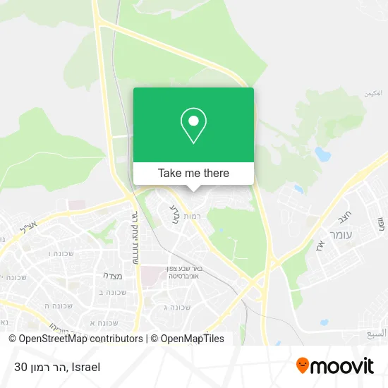 Карта הר רמון 30