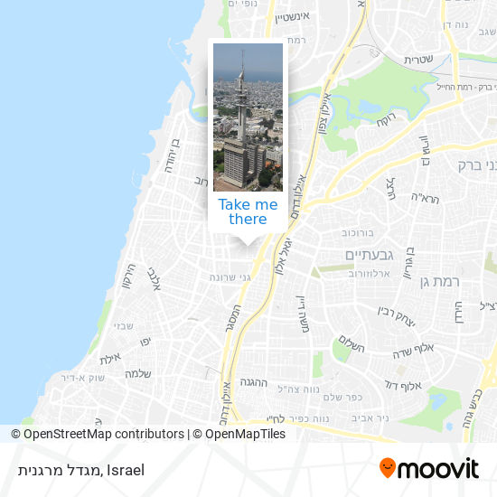 מגדל מרגנית map