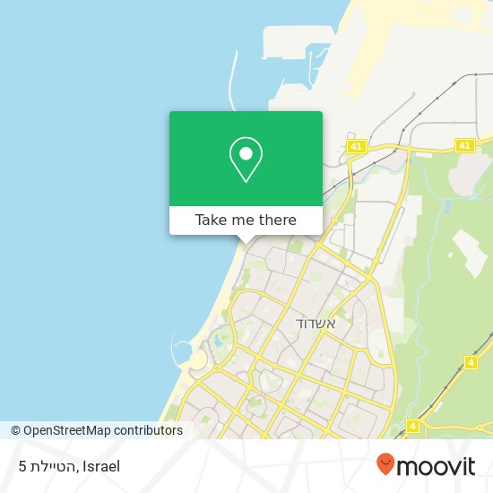 הטיילת 5 map