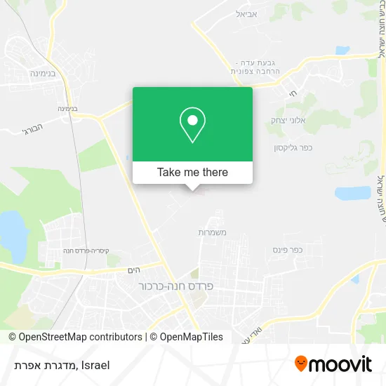 Карта מדגרת אפרת