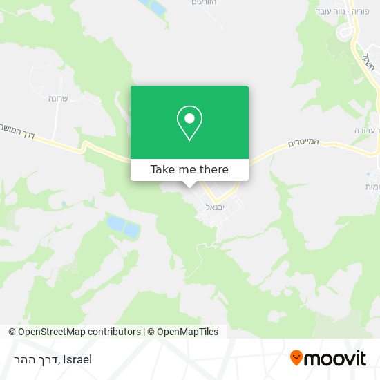 דרך ההר map