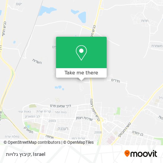 קיבוץ גלויות map