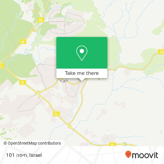 חיפה 101 map
