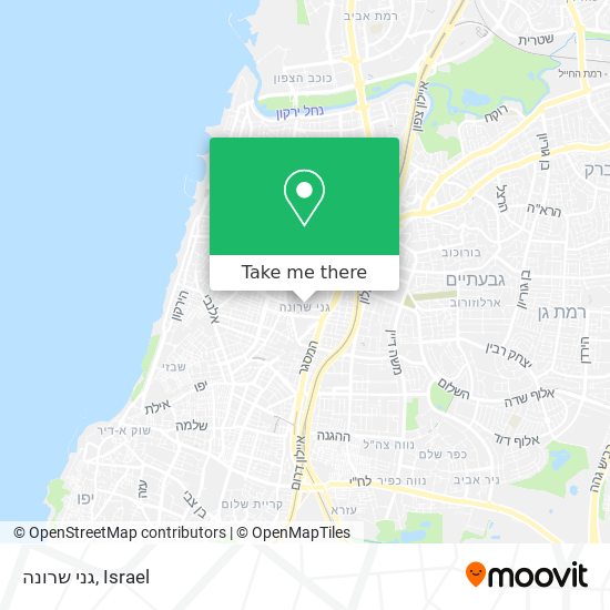 גני שרונה map