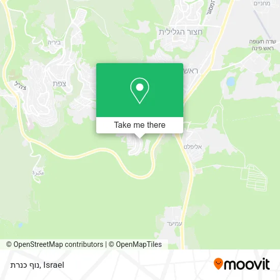 Карта נוף כנרת