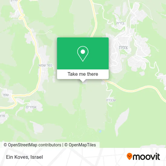 Ein Koves map