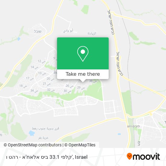 קלפי 33.1 ביס אלאח'א - רהט ו' map