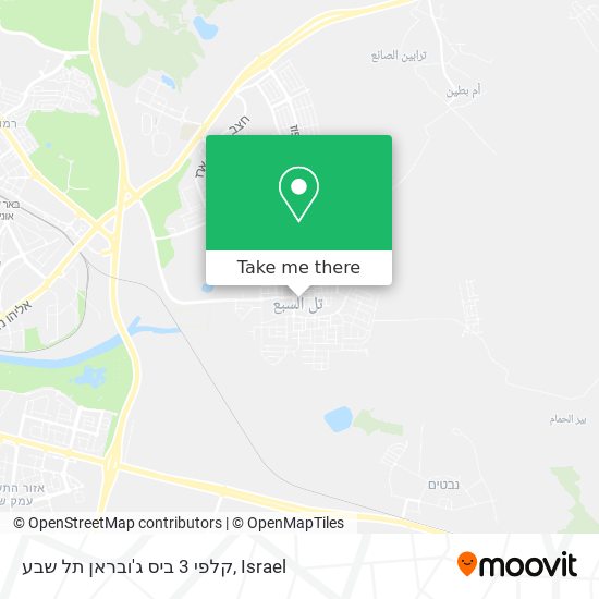 קלפי 3 ביס ג'ובראן תל שבע map