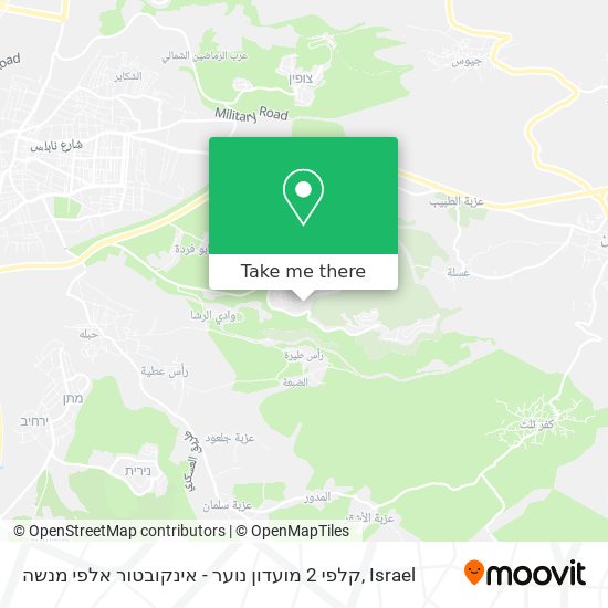 קלפי 2 מועדון נוער - אינקובטור אלפי מנשה map