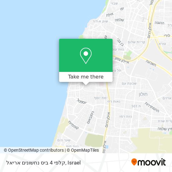 קלפי 4 ביס נחשונים אריאל map