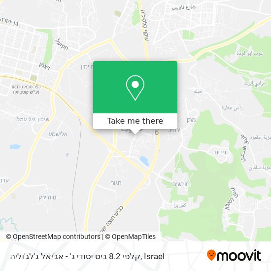 קלפי 8.2 ביס יסודי ג' - אג'יאל ג'לג'וליה map