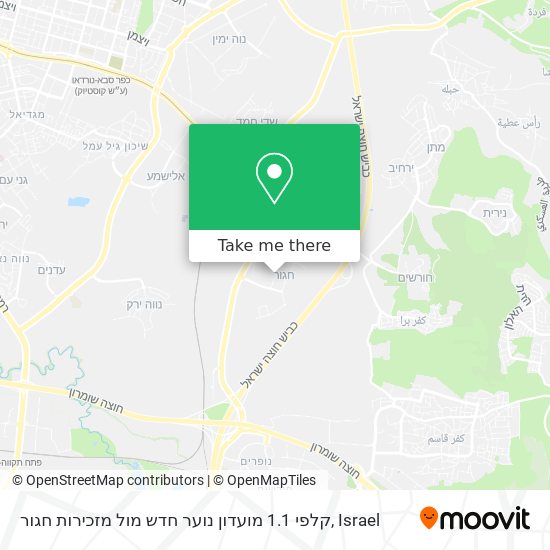 קלפי 1.1 מועדון נוער חדש מול מזכירות חגור map