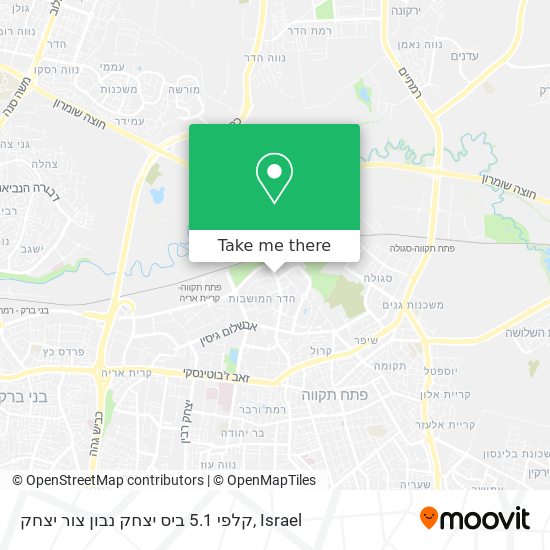 קלפי 5.1 ביס יצחק נבון צור יצחק map