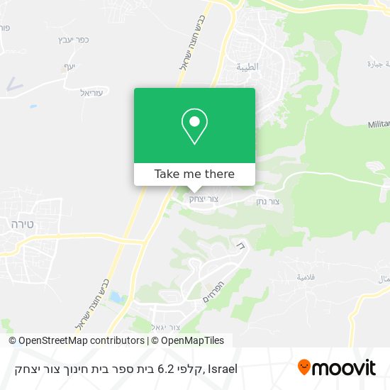 קלפי 6.2 בית ספר בית חינוך צור יצחק map